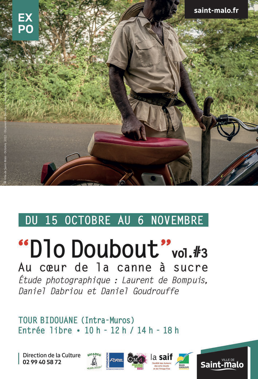 affiche expo photo Dlo Doubout Saint Malo Route du Rhum 2022